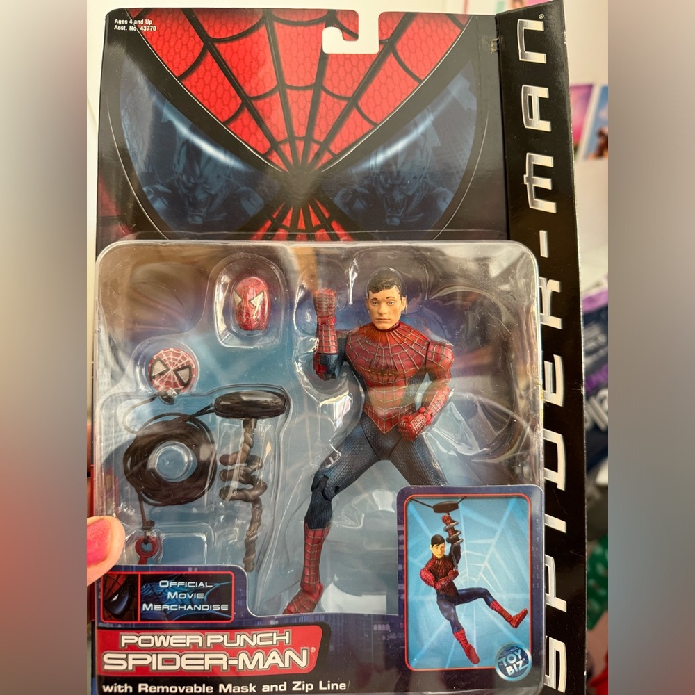 Spider-Man Movie 2002 6" Wrestler Spider-Man Action Figure by ToyBiz